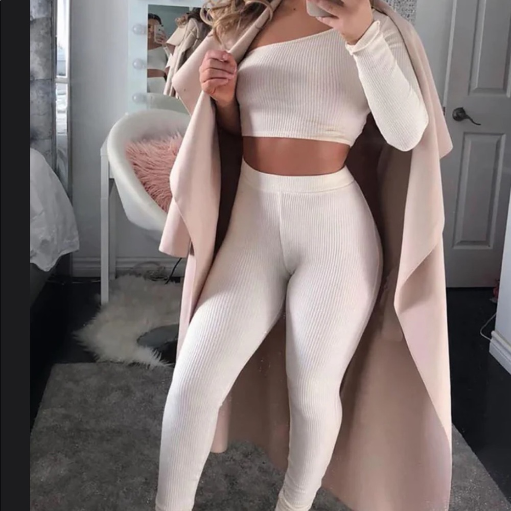 Reese Ribbed Pant Set